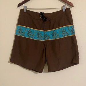 Toes on the Nose surf trunks.